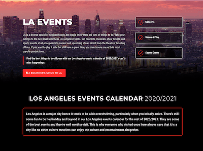 LA events