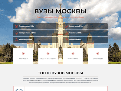 Институты Москва