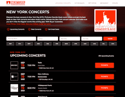 New York Concerts